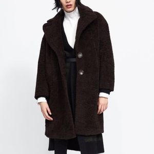 Faux fur jacket